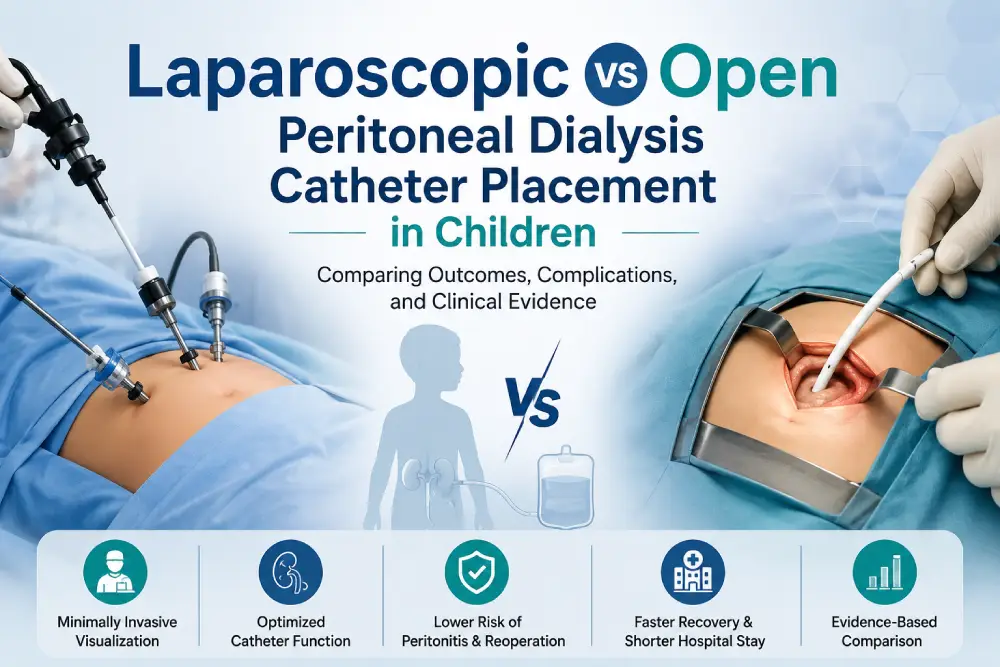 Dr. Ashwin Pimpalwar performing pediatric robotic surgery using minimally invasive technology